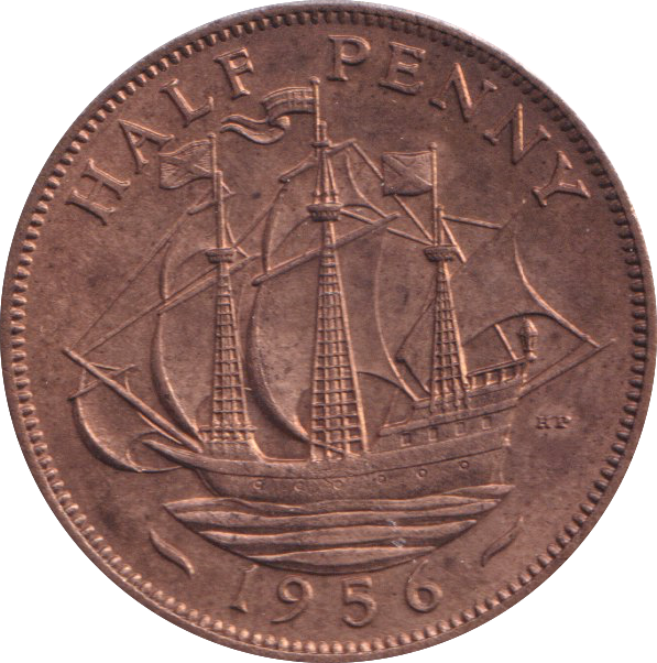 1956 HALFPENNY ( BU )