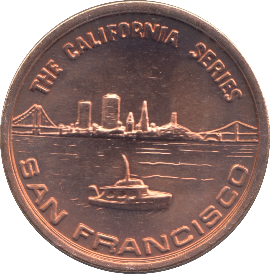 1999 ALCATRAZ "THE ROCK" COPPER COMMEMORATIVE COIN