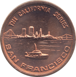 1999 ALCATRAZ "THE ROCK" COPPER COMMEMORATIVE COIN