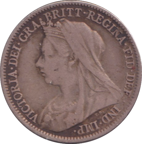 1901 SIXPENCE ( GF )