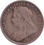 1901 SIXPENCE ( GF )