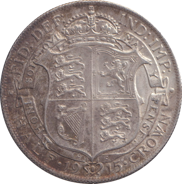 1915 HALFCROWN ( EF )
