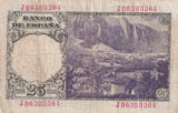 1946 25 PESTAS BANKNOTE SPAIN REF-1638