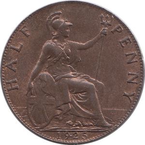 1925 HALFPENNY ( UNC )