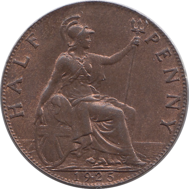 1925 HALFPENNY ( UNC )