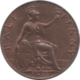 1925 HALFPENNY ( UNC )
