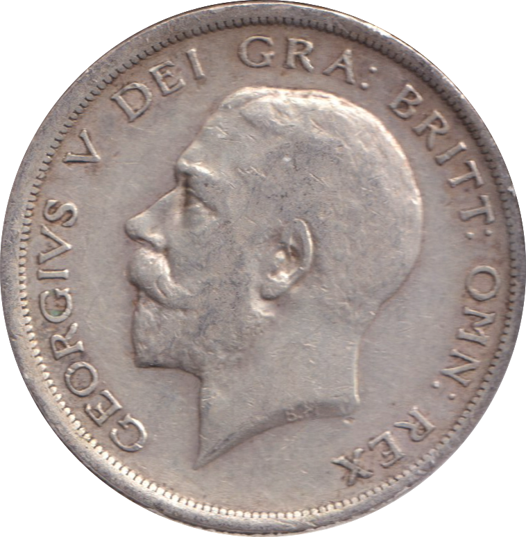 1918 HALFCROWN ( VF )