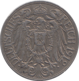 1912 GERMANY 25 PFENNIG