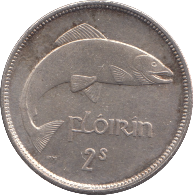 1928 SILVER IRELAND EIRE 2 SHILLING