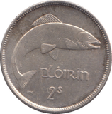 1928 SILVER IRELAND EIRE 2 SHILLING