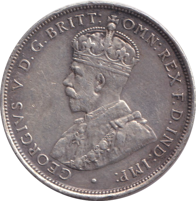 1914 SILVER FLORIN AUSTRALIA