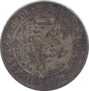 1899 HALFCROWN ( FINE )