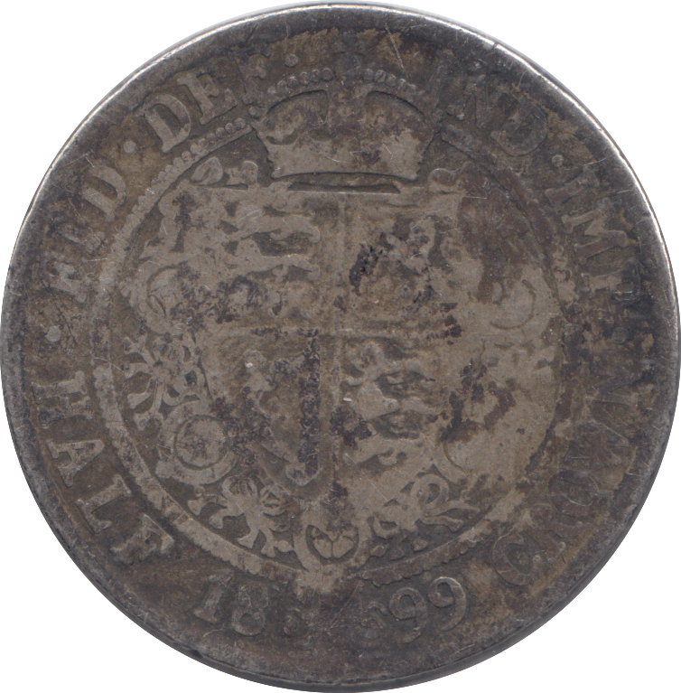 1899 HALFCROWN ( FINE )