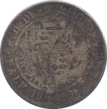 1899 HALFCROWN ( FINE )