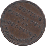 1844 WILLENHALL FARTHING TOKEN