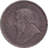 1897 SILVER 2 1/2 SHILLINGS SOUTH AFRICA