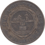 1896 SILVER 2 SHILLING SOUTH AFRICA