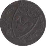 1793 SOUTH WALES FARTHING TOKEN