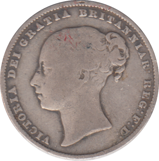 1864 SHILLING ( NF )