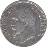 1867 FRANCE 50 CENT