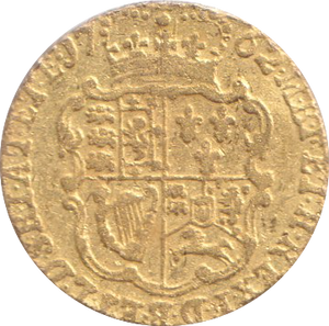 1762 GOLD QUARTER GUINEA ( VF )