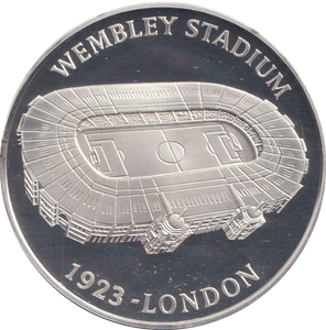 1996 SILVER PROOF WEMBLEY STADIUM EUROPEAN FOOTBALL CHAMPIONSHIP