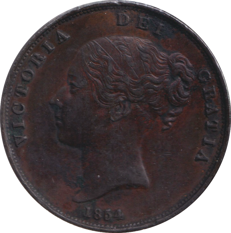 1854 PENNY ( VF )