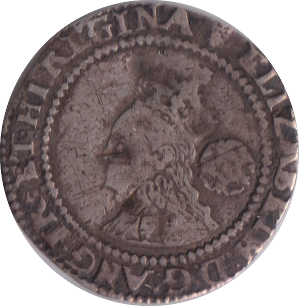 1572 HAMMERED SILVER SIXPENCE