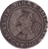 1572 HAMMERED SILVER SIXPENCE