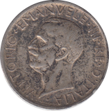 1927 SILVER ITALY 5 LIRA