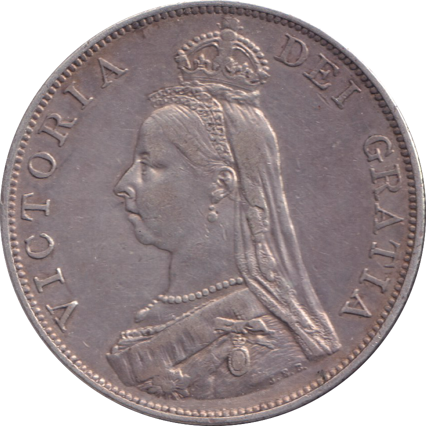 1889 DOUBLE FLORIN ( VF )