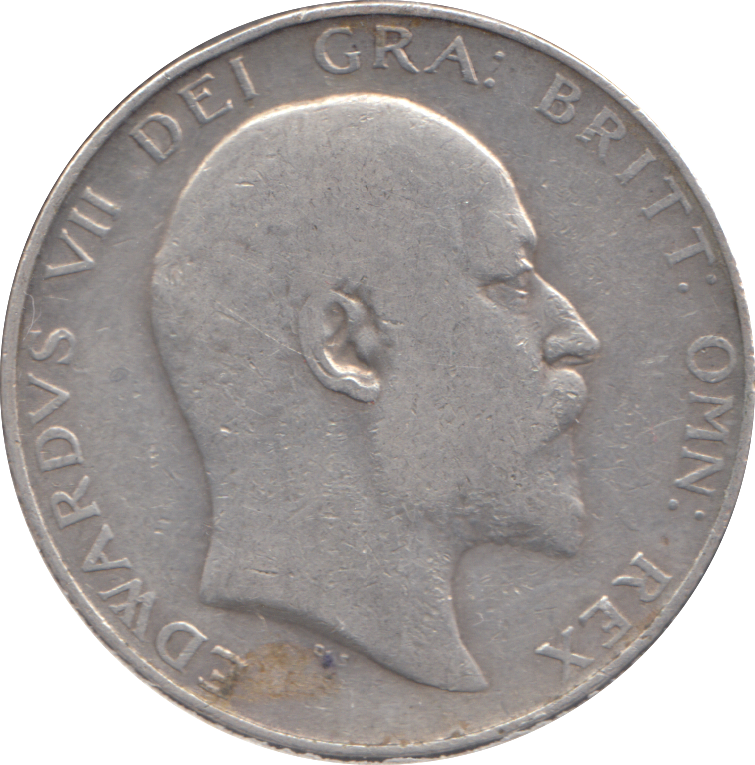 1910 HALFCROWN ( FINE )