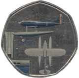 2016 50P SHAPED MEDALLION S.6B 1931