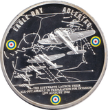 2010 SILVER PROOF MEDALLION BATTLE OF BRITAIN EAGLE DAY