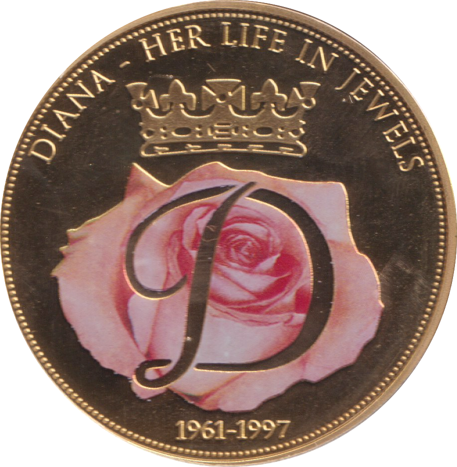 1997 DIANA - HER LIFE IN JEWELS MEDALLION