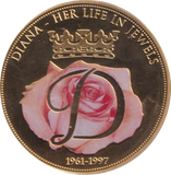 1997 DIANA - HER LIFE IN JEWELS MEDALLION