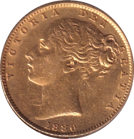 1880 SOVEREIGN SYDNEY MINT ( EF )