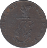 1794 NORTHIAM HALFPENNY TOKEN