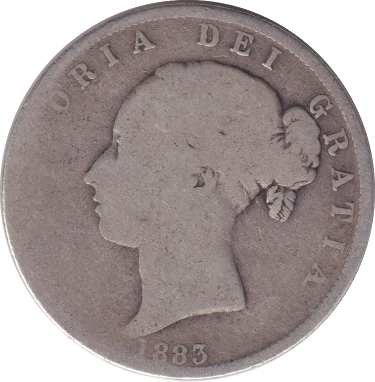 1883 HALFCROWN ( NF )
