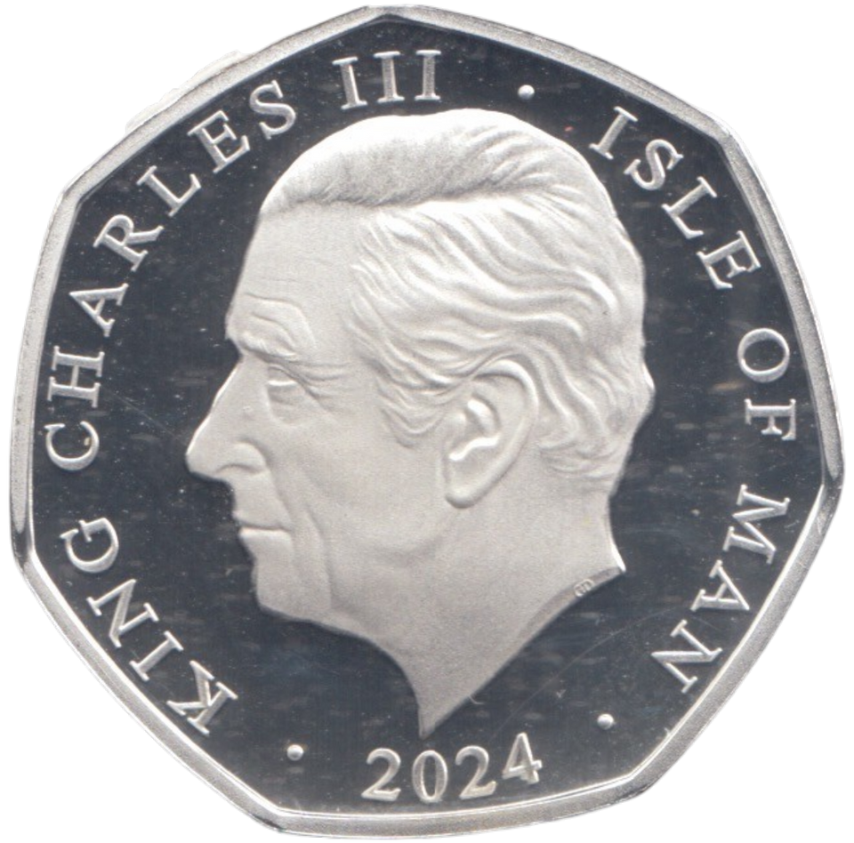 2024 SILVER PROOF 50P THE CORONATION