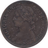 1875 FARTHING ( VF )