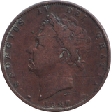 1827 FARTHING ( NF )
