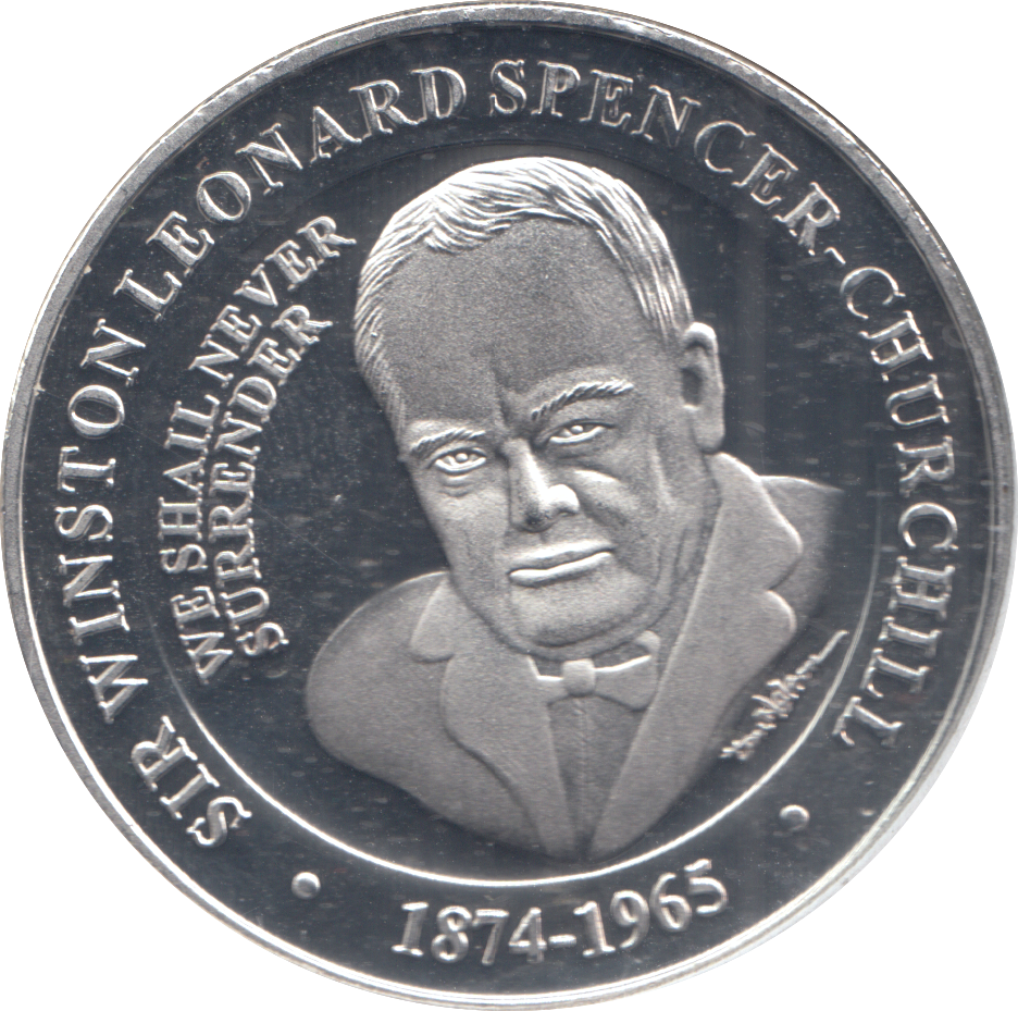 2019 SILVER PLATED WORLD WAR II COMMEMORATIVE COIN CHURCHILL TANK