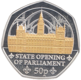 2024 SILVER PROOF 50P STATE OPENING OF PARLIAMENT