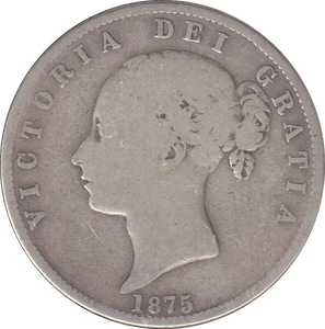 1875 HALFCROWN ( FINE )