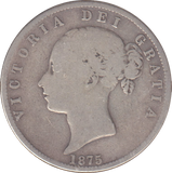 1875 HALFCROWN ( FINE )