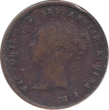1844 HALF FARTHING ( VF )