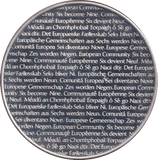 1973 SILVER EUROPEAN COMMUNITY ENGLISH MEDAL