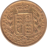 1872 SOVEREIGN DIE 7 ( VF )