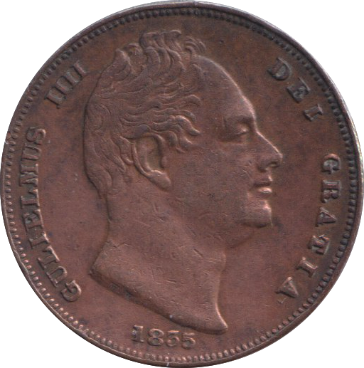 1835 FARTHING ( EF )